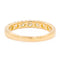 Bague 53 Bague demi alliance Or jaune Diamant 58 Facettes 2405914CN