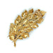 Broche Broche en or et diamant feuille Mario Buccellati 58 Facettes