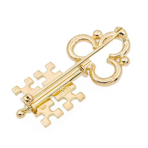 Broche Broche Clé Or jaune Diamant 58 Facettes 2238634CN