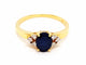 Bague 54 Bague Or jaune Saphir 58 Facettes 06323CD