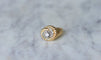 Bague Bague tourbillon vintage or rose et diamants 58 Facettes