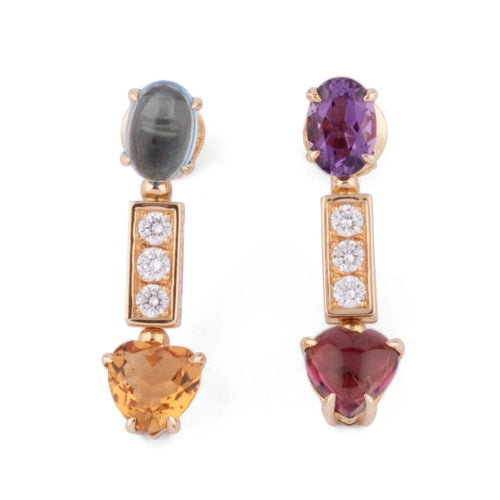 Boucles d'oreilles Boucles d'oreilles Bvlgari "Elisia", Or Jaune 58 Facettes