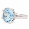 Bague 51 Poiray Bague Cocktail Filles Antik Or blanc Topaze 58 Facettes 2623850CN