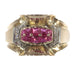 Bague 56 Bague avec rubis et diamants 58 Facettes 20027-0055