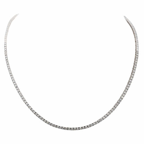 Collier Collier Rivière Or blanc Diamant 58 Facettes 2937884RV