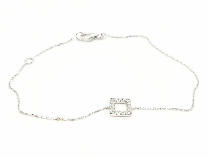 Bracelet Bracelet Graphique Or blanc Diamant 58 Facettes 579172RV