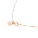 Collier Ginette NY Collier Jumbo Tanger on Chain Or rose 58 Facettes 2322867CN