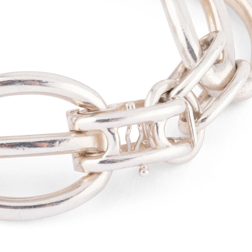 Bracelet Hermès bracelet en argent de la maison 58 Facettes