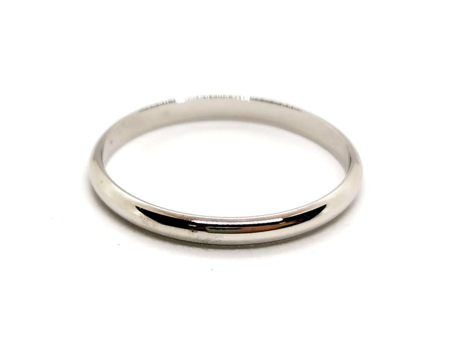 Bague 65 Bague Alliance Or blanc 58 Facettes 1178331CD