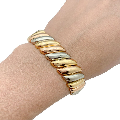 Bracelet Bracelet Poiray en trois tons d'or. 58 Facettes 31570