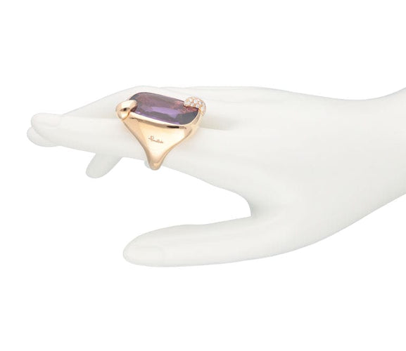 Bague 53 POMELLATO - Bague Ritratto MAXI améthyste et diamant 58 Facettes