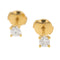 Boucles d'oreilles Boucles d'oreilles Puces Or jaune Diamant 58 Facettes 578473CD
