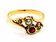 Bague 55 Bague Or jaune Rubis 58 Facettes 1467965CN