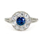 Bague 54.5 Bague Saphir, Diamant, Platine 58 Facettes 16B712E0CBDC4A77B59363FC703F7CA9