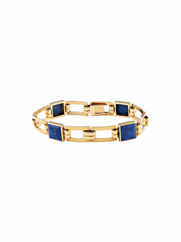 Bracelet Bracelet Or et Lapis lazuli 58 Facettes