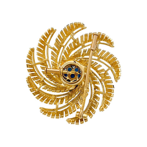 Broche Broche Cartier en or jaune et saphirs. 58 Facettes 31341