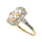 Bague 52 Bague de fiançailles diamant perle Art Déco 58 Facettes 23271-0580