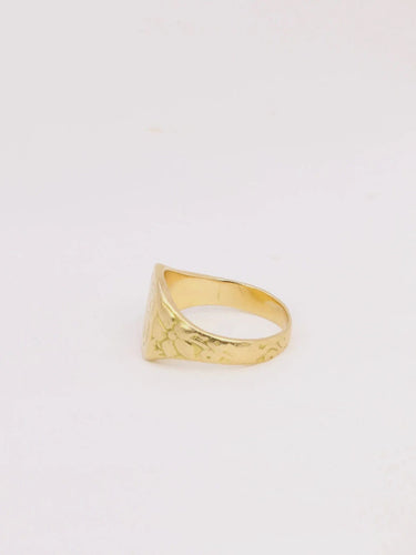 Bague Chevalière Art-Nouveau Or jaune 58 Facettes 1022.2