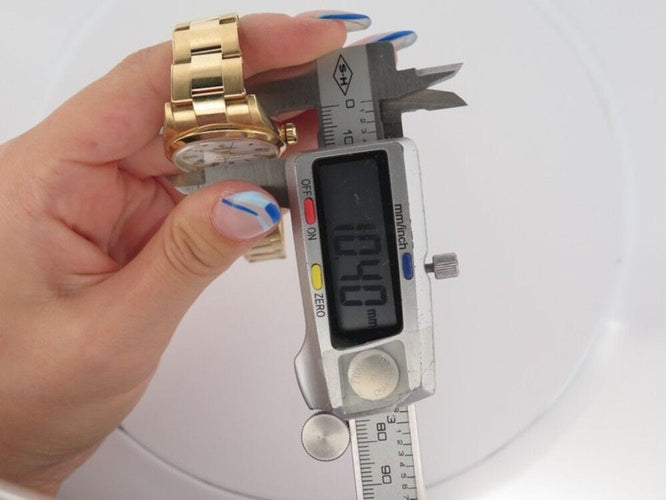 Montre vintage montre ROLEX oyster perpetual 67488 31 mm automatique or jaune 18k 58 Facettes 252911