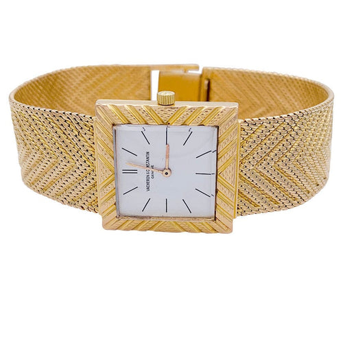 Montre Montre vintage Vacheron Constantin, or jaune. 58 Facettes 32234