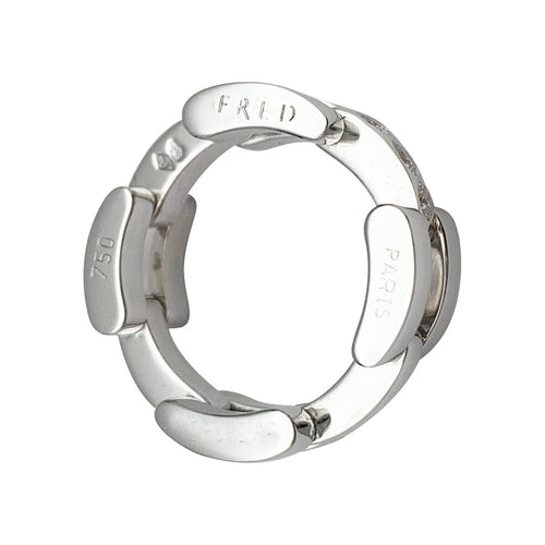 Bague 51 Bague Fred or blanc, diamants. 58 Facettes 30978
