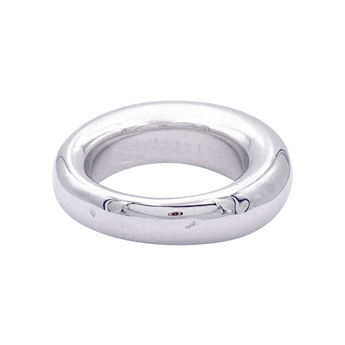 Bague 55 Bague Chaumet, "Anneau", en or blanc, diamants. 58 Facettes 32933