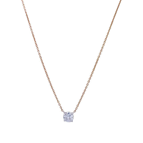 Collier Collier solitaire diamant. 58 Facettes 32247