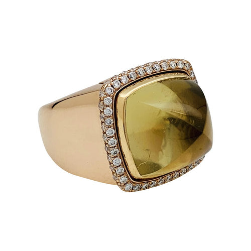 Bague 60 Bague Fred "Pain de sucre" en or rose et diamants, 7 pains de sucre. 58 Facettes 30796