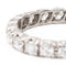 Bague 53 Bague Alliance américaine Or blanc Diamant 58 Facettes 2381420CN