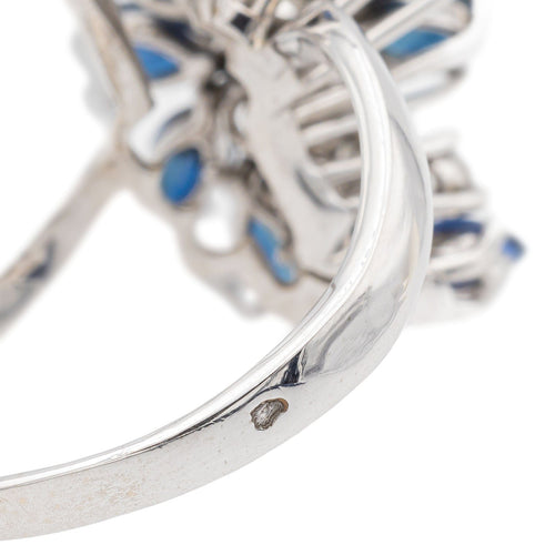 Bague 59.5 Bague Fleur Or blanc Diamant 58 Facettes 1505941CN