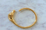 Bracelet Bracelet Hermès doré tête de cheval 58 Facettes