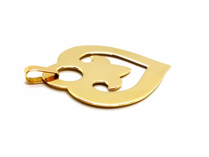 Pendentif O.J. Perrin Pendentif Coeur Légendes Or jaune 58 Facettes 1186446CN