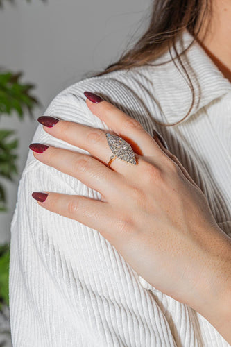 Bague 55 Bague Marquise Or jaune Diamant 58 Facettes 2798154CN