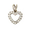 Pendentif Pendentif cœur de diamants 58 Facettes 21-836