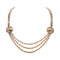 Collier Collier Draperie en or rose, vers 1950 58 Facettes 32286