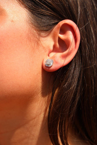 Boucles d'oreilles Boucles d'oreilles Puces Or Blanc Diamant 58 Facettes 2324949CN