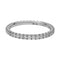 Bague 53 Alliance Cartier, "Etincelle", or blanc, diamants. 58 Facettes 32039