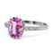 Bague 55 Bague Saphir Rose, Diamant, Platine 58 Facettes 1F8771A3B75C475AACE1920DBAA09601