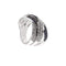 Bague 57 Bague bandeau diamants et saphirs 58 Facettes 24509