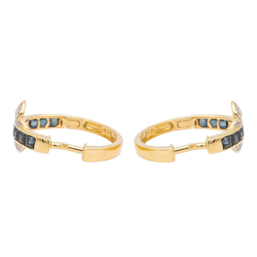 Boucles d'oreilles Boucles d'oreilles Créoles Or jaune Diamant 58 Facettes 2360817CN