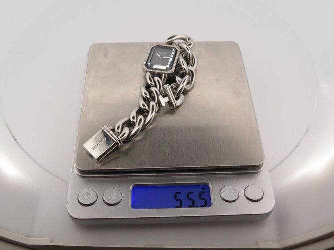 Montre vintage montre CHANEL premiere chaine gourmette gm diamant quartz 58 Facettes 253634