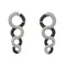 Boucles d'oreilles Boucles d'oreilles pendantes diamants noirs et blancs 58 Facettes 25641