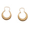 Boucles d'oreilles Créoles or jaune 58 Facettes