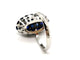 Bague 57 Bague Vintage Or blanc Saphir 58 Facettes 1141002CD