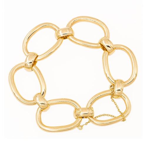 Bracelet Bracelet Or jaune grosse maille 58 Facettes 2093957CN