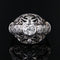 Bague 52 Bague dôme diamants vintage 58 Facettes 21-739