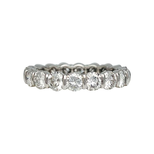 Bague 52 Alliance or blanc et diamants. 58 Facettes 31103