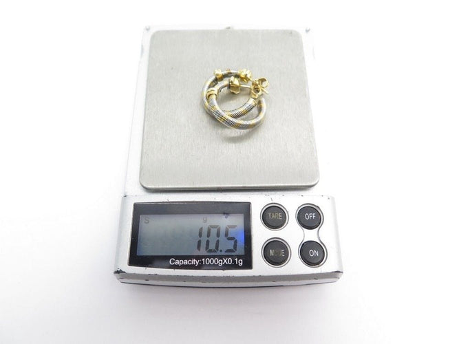 Boucles d'oreilles CARTIER - Boucles d'Oreilles Créoles Or & Acier 58 Facettes 233921