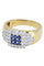 Bague 56 BAGUE PAVAGE SAPHIRS ET DIAMANTS 58 Facettes 057021