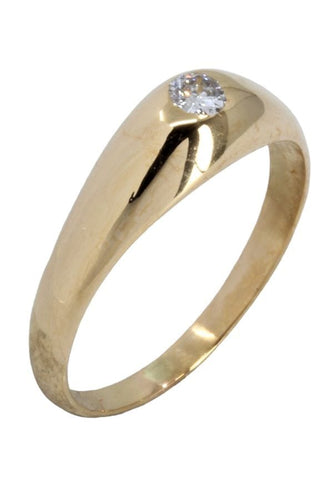 Bague 54 BAGUE JONC DIAMANT 58 Facettes 055051